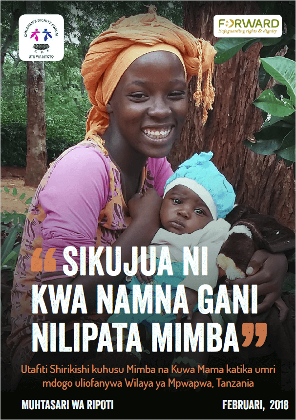 ‘Sikujua Ni Kwa Namna Gani Nilipata Mimba’ Swahili Summary Report