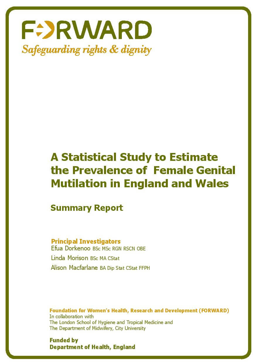 A Summary Report of the Prevalence of FGM in England and Wales