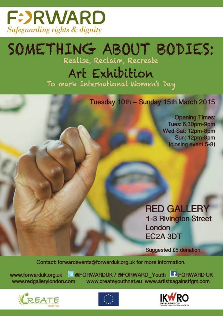Something About Bodies: Realise, Reclaim, Recreate! FORWARD Art Exhibition