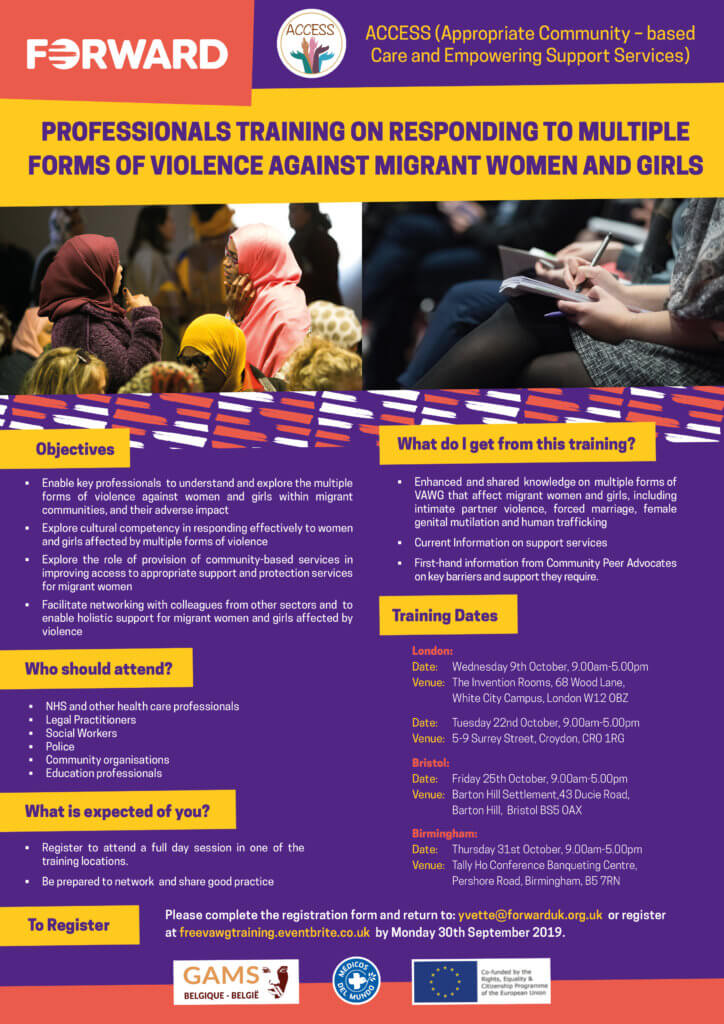 Access Training Flyer